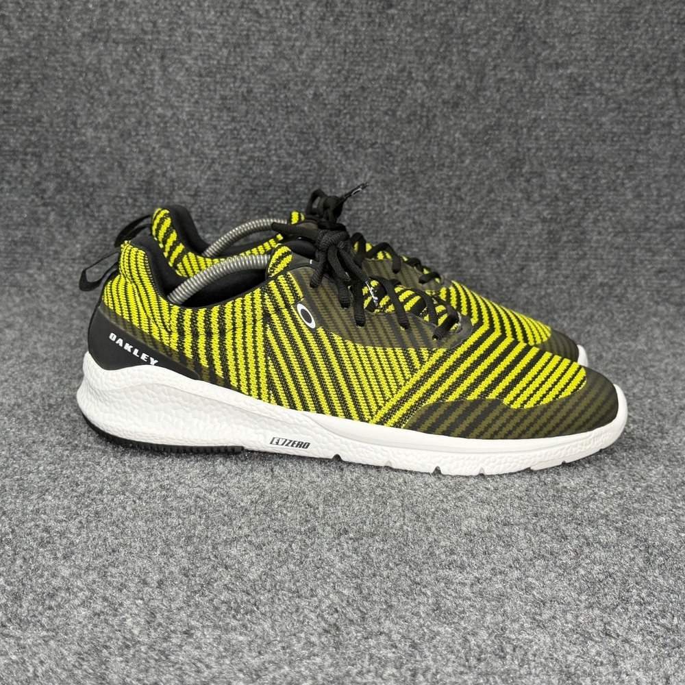 Oakley EV Zero Pattern Running Shoes Men's 12 Yellow Black Athletic Run Training